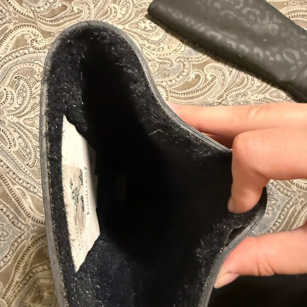 Hunter Black Leopard Print Women's Boots - Picture 3 of 4